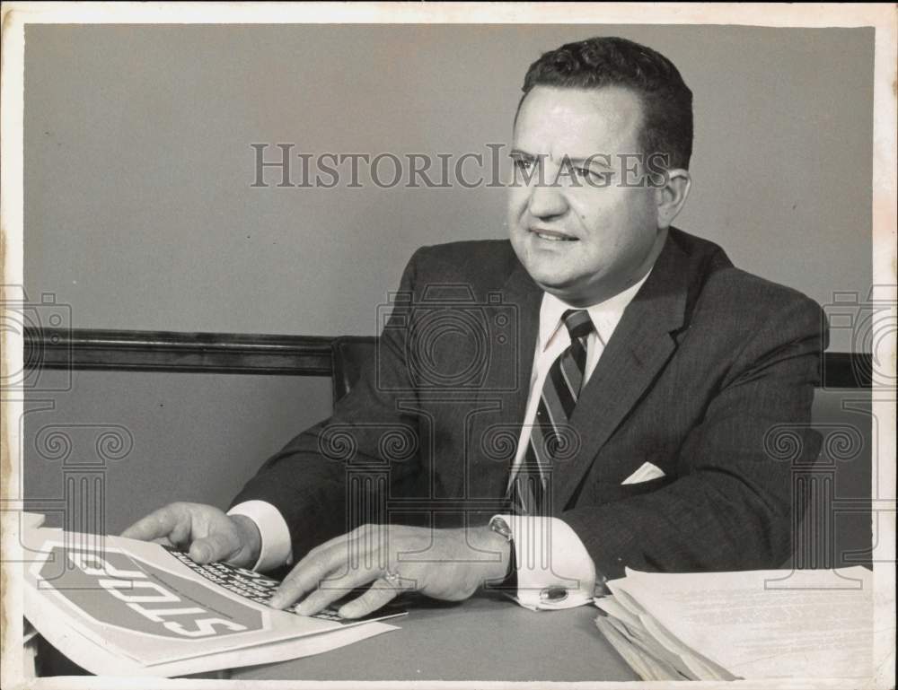 1961 Press Photo New York State Senator Edward J. Speno - tub25069