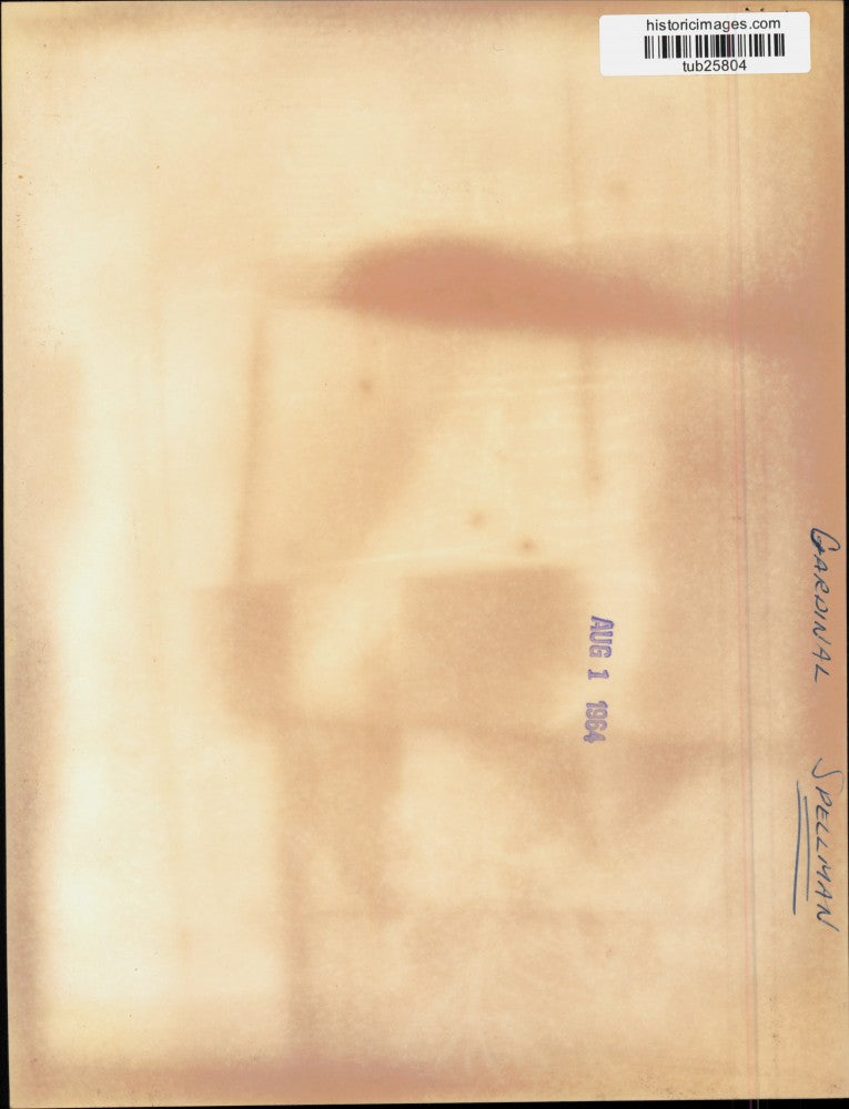 1964 Press Photo Cardinal Spellman and Other Religious Official - tub25804