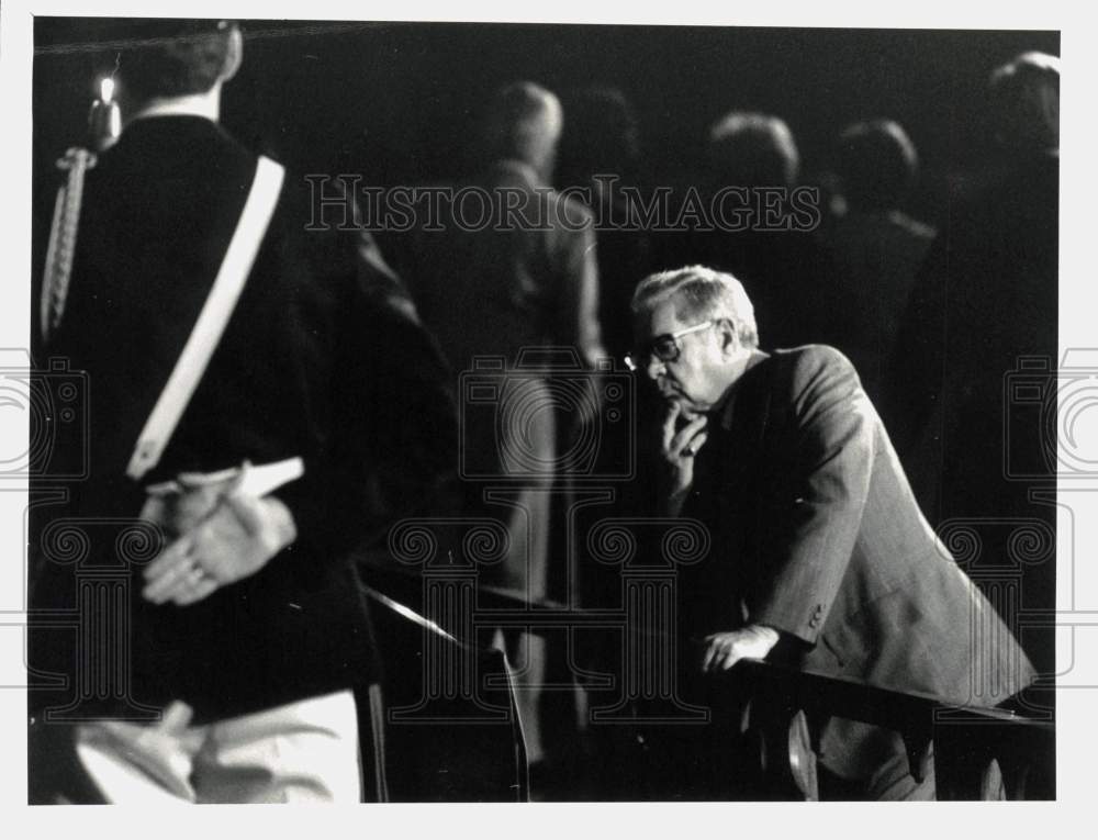 Press Photo Judge Harold Koreman at Erastus Corning Funeral, Albany, New York