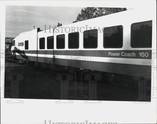 1976 Press Photo Amtrak Power Coach Turbo Train - tub30172