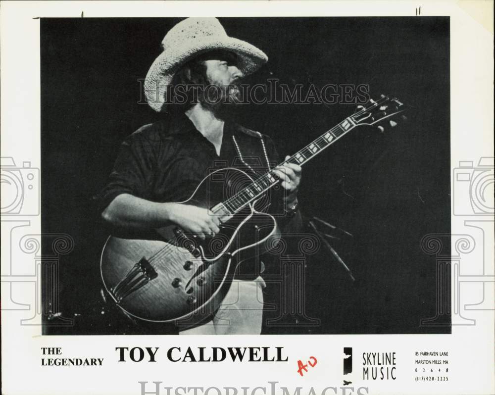 1991 Press Photo Entertainer Toy Caldwell - tub38154- Historic Images