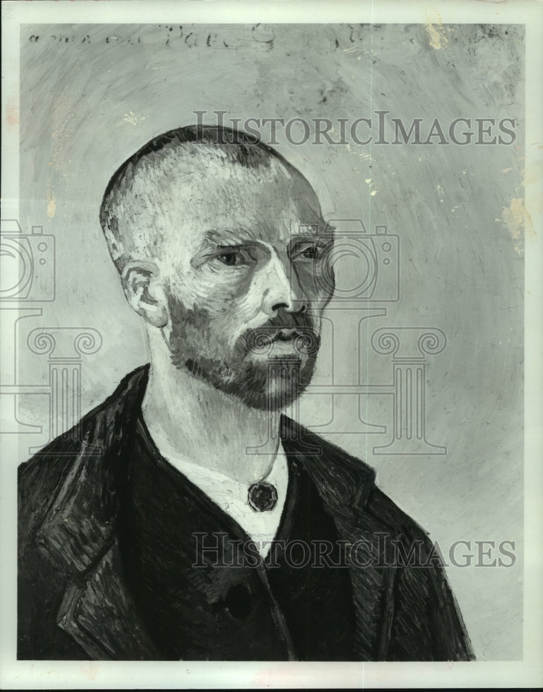 Press Photo Vincent van Gogh self portrait, oil on canvas - tup00101- Historic Images