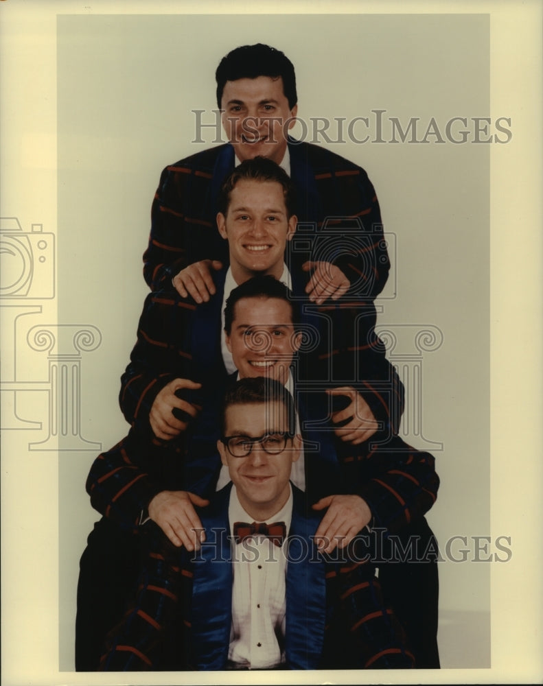 Press Photo Members of the musical group Forever Plaid - tup01310- Historic Images