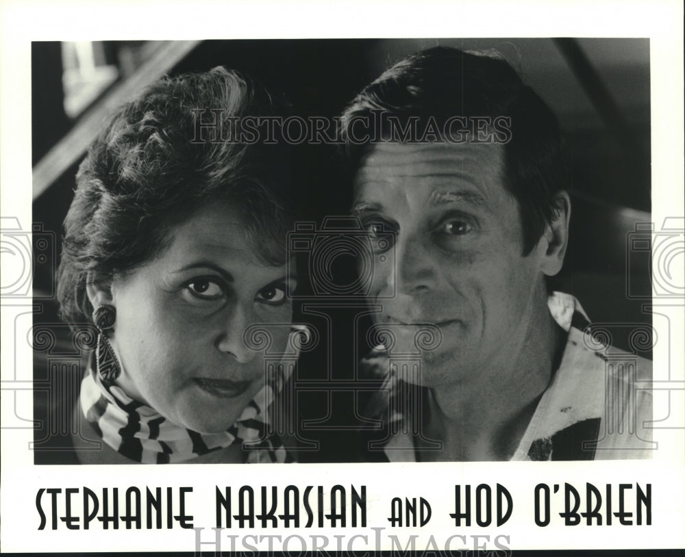 2002 Press Photo Musical duo Stephanie Nakasian and Hod O&#39;Brien - tup01603- Historic Images