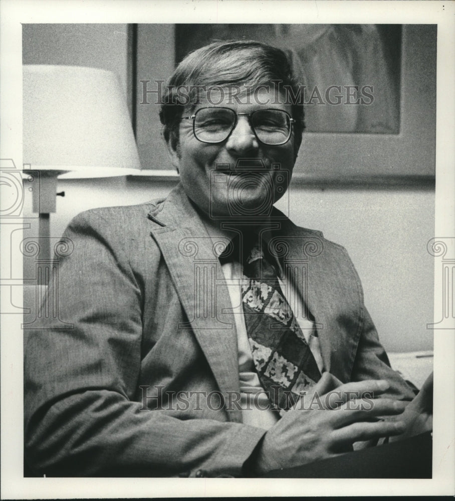 1980 Press Photo J. Clark Winslow, Memorial Hospital, Albany, New York- Historic Images