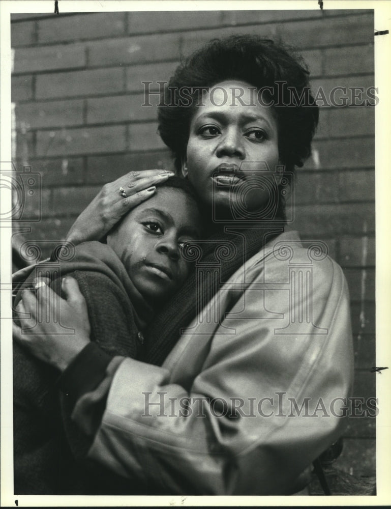 1987 Press Photo Scene from the NBC movie "The Fierce Dreams of Jackie Watson"- Historic Images