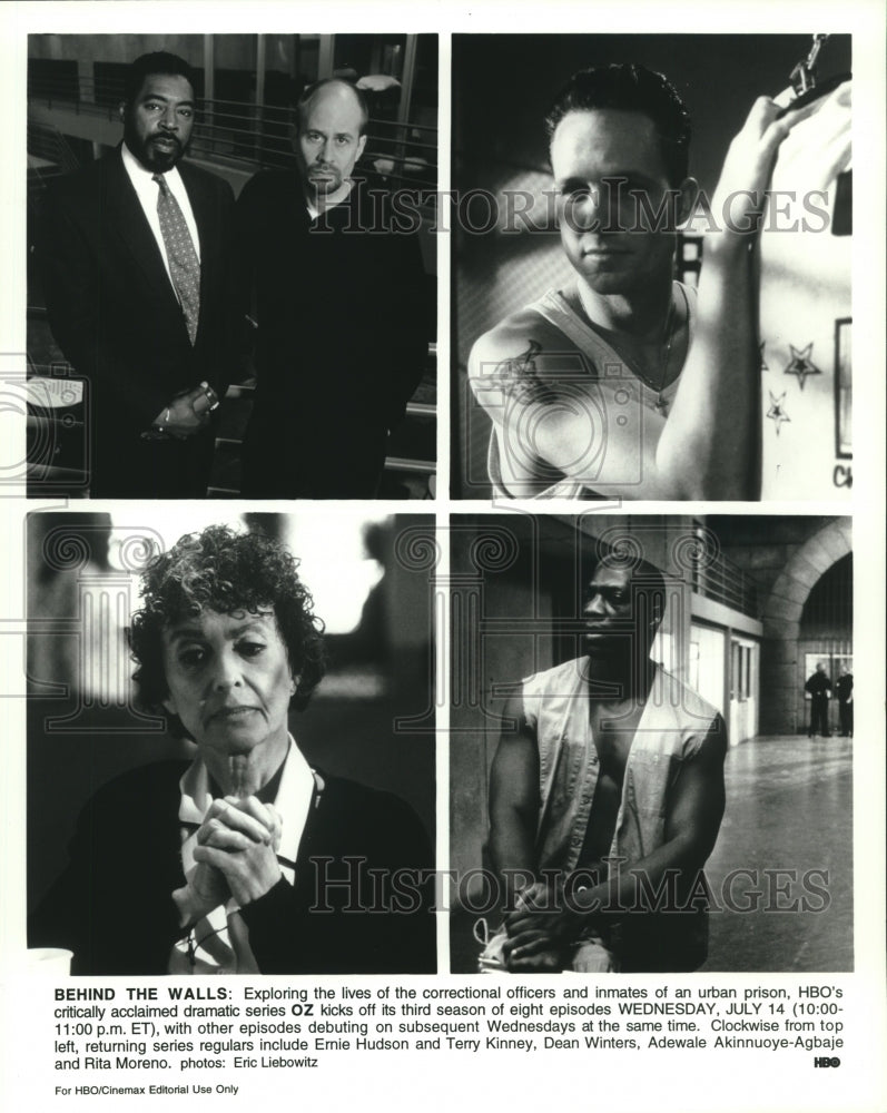 Press Photo Scenes from the HBO dramatic series Oz - tup02461- Historic Images