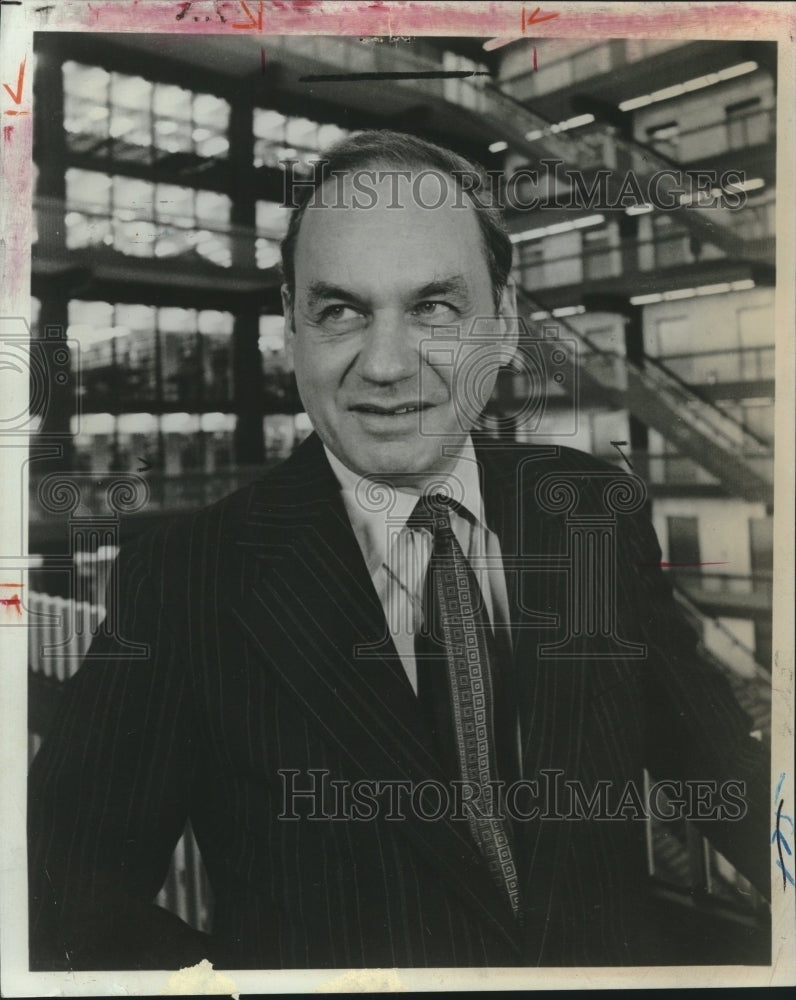 1973 Press Photo Newscaster Edwin Newman - tup02507