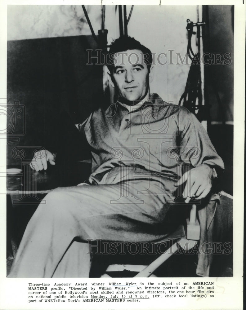 Press Photo American Masters seris profiles film director William Wyler- Historic Images