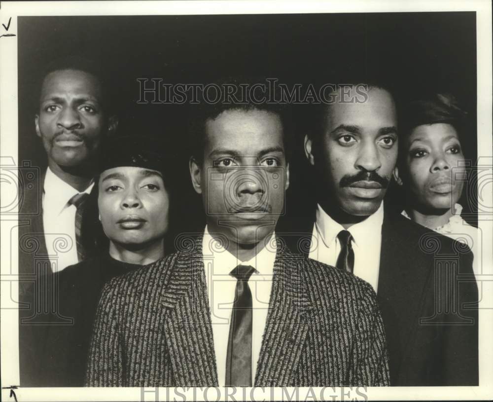 1990 Press Photo National Black Touring Circuit Company actors in New York- Historic Images