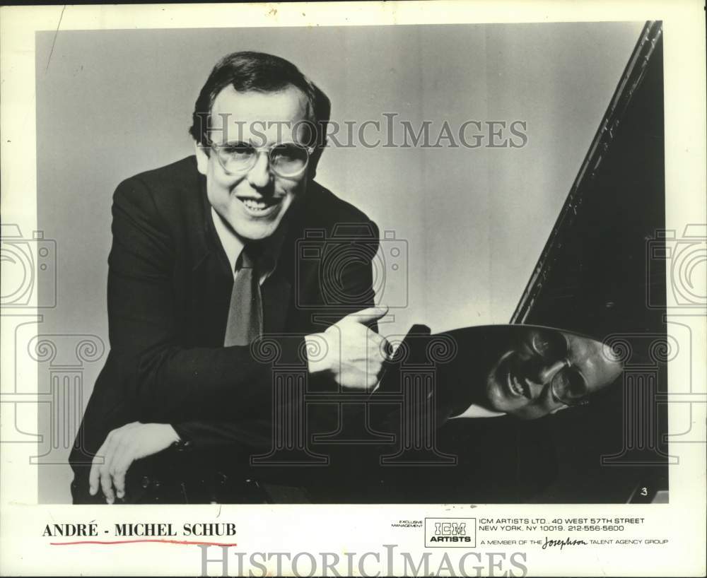1980 Press Photo Andre-Michel Schub, Pianist - tup02986- Historic Images
