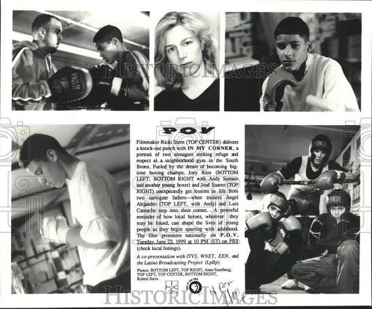 1999 Press Photo P. O. V. profiles New York teenage boxer on PBS television- Historic Images