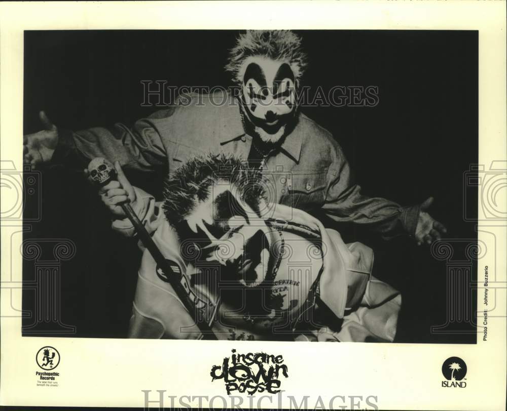 2001 Press Photo Island Records recording artists Insane Clown Posse - tup03201- Historic Images