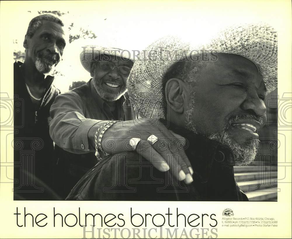 2007 Press Photo Alligator Records recording artists The Holmes Brothers- Historic Images