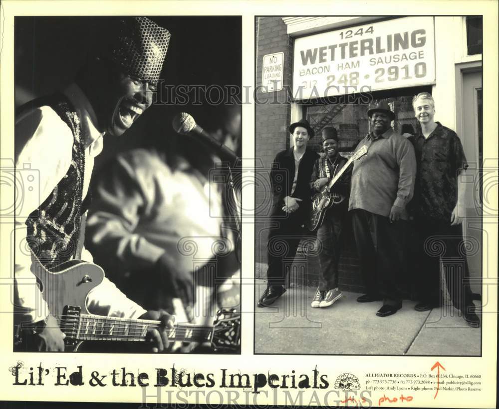 2007 Press Photo Recording artists Lil' Ed & The Blues Imperials - tup03217- Historic Images