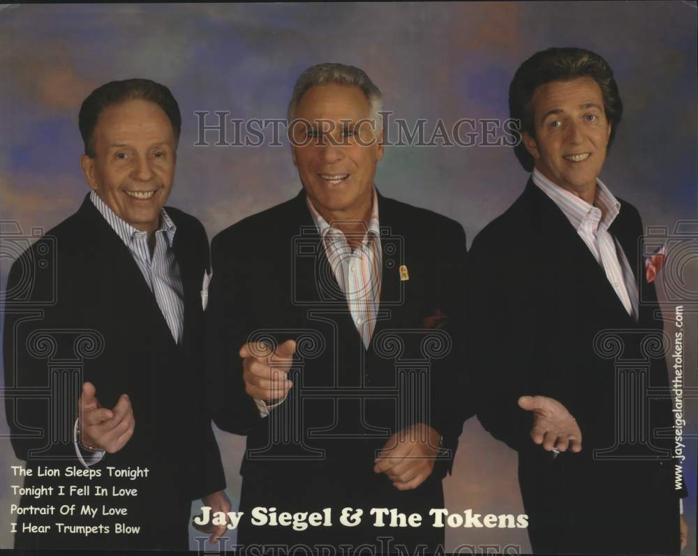 2007 Press Photo Musical trio Jay Siegel &amp; The Tokens - tup03221- Historic Images