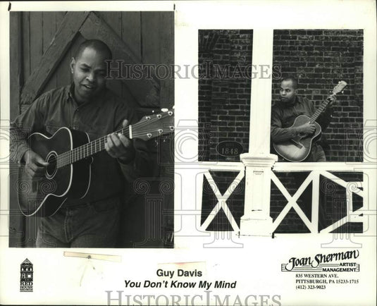 1999 Press Photo Red House Records recording artist Guy Davis - tup03225- Historic Images