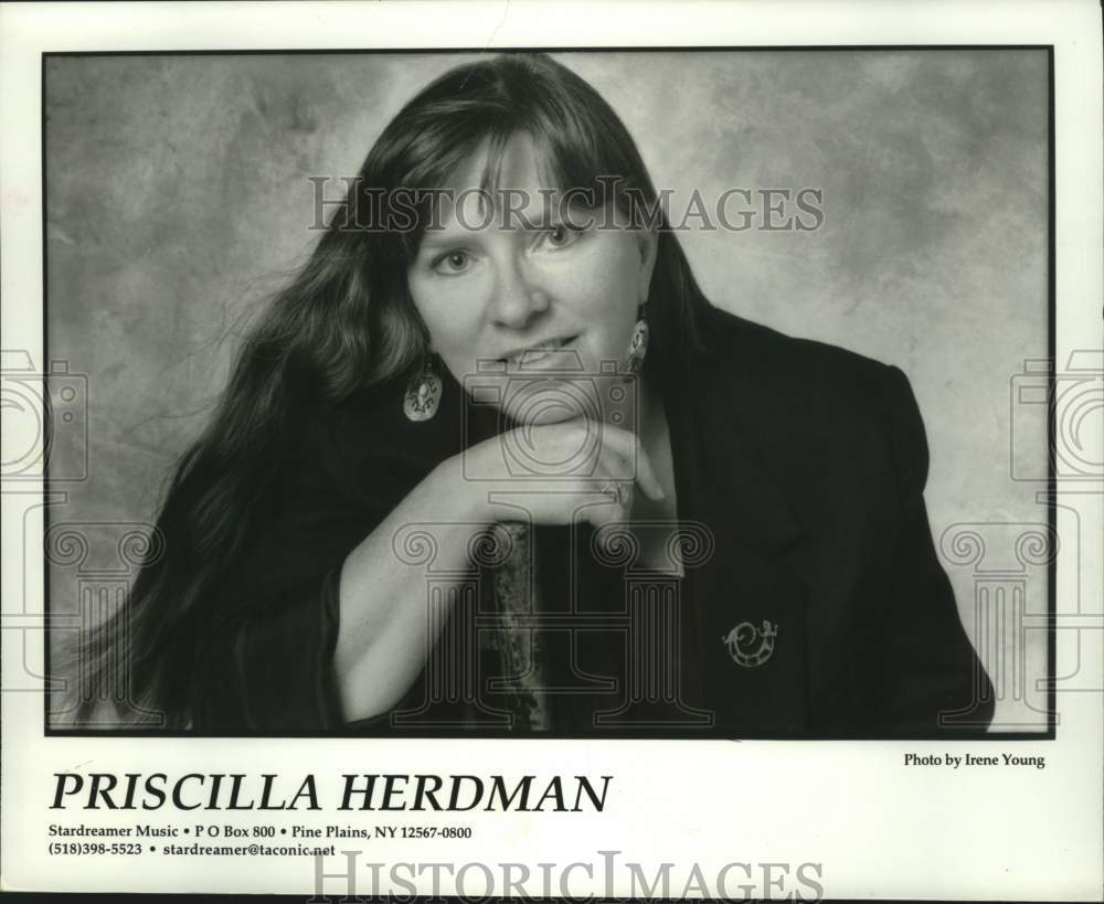 2006 Press Photo New York musical performer Priscilla Herdman - tup03227- Historic Images