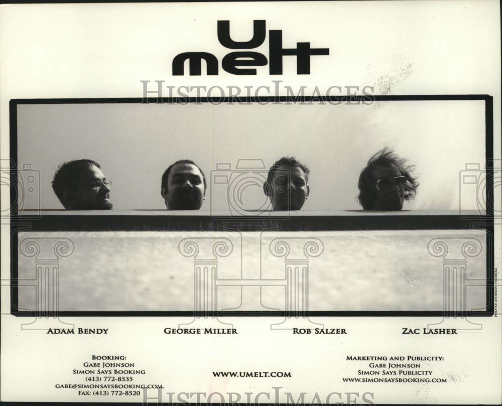 2009 Press Photo Publicity photo of U-Melt, performing at Revolution Hall- Historic Images