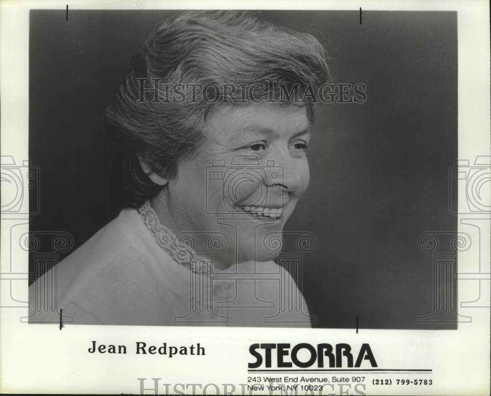 2002 Press Photo Singer Jean Redpath - tup03285- Historic Images