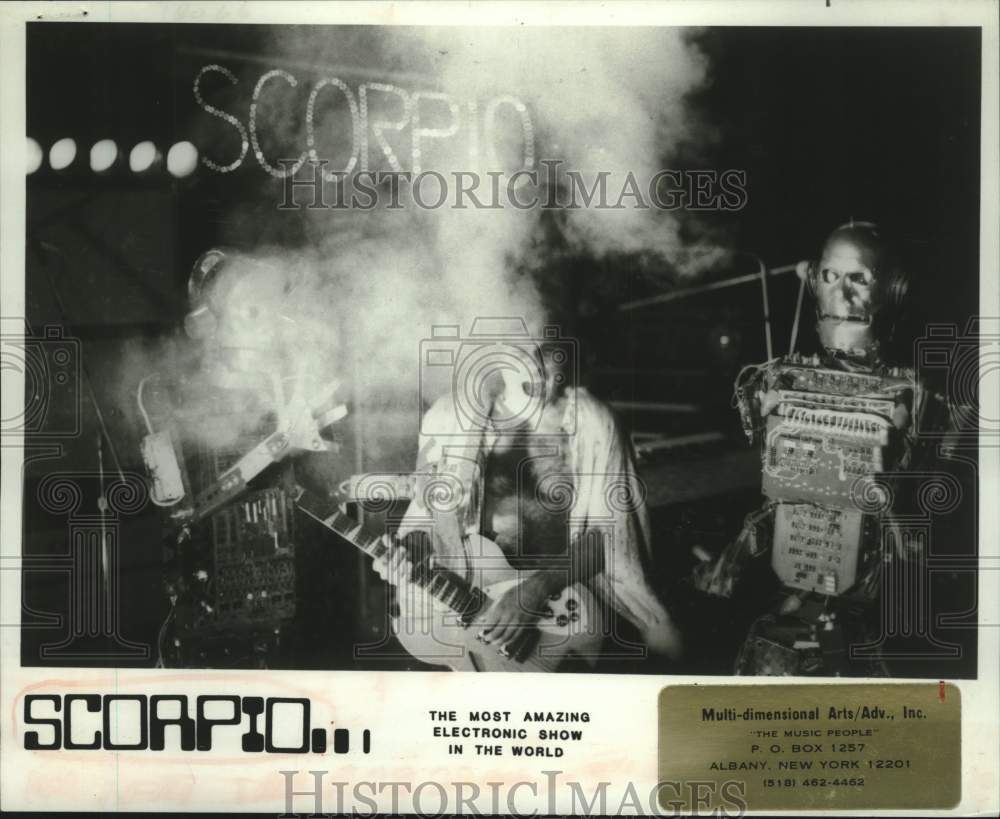 1979 Press Photo Scorpio, The Most Amazing Electronic Show in the World- Historic Images