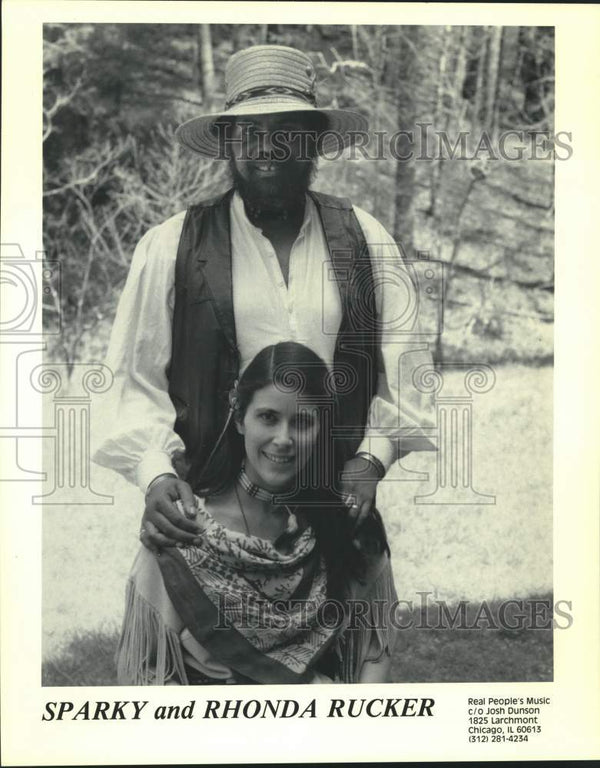 1991 Press Photo Musical artists Sparky and Rhonda Rucker - tup03498 ...