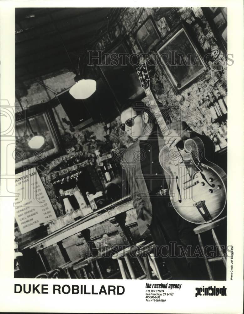 1997 Press Photo Recording artist Duke Robillard - tup03524- Historic Images