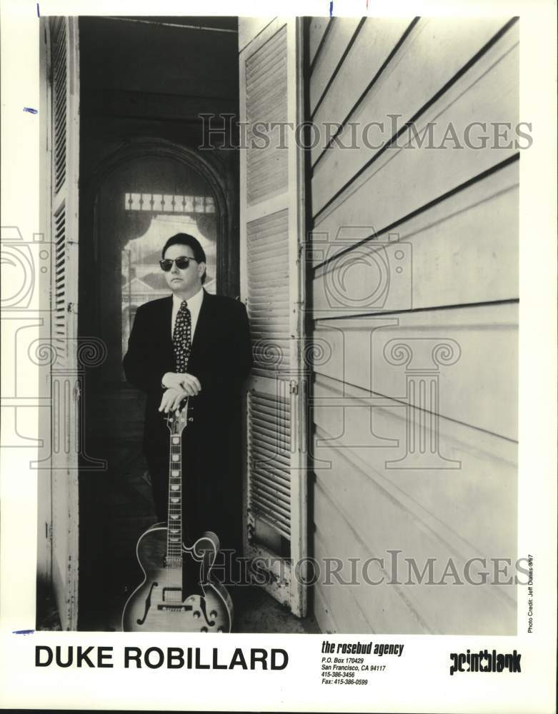 1998 Press Photo Blues artist Duke Robillard - tup03531- Historic Images