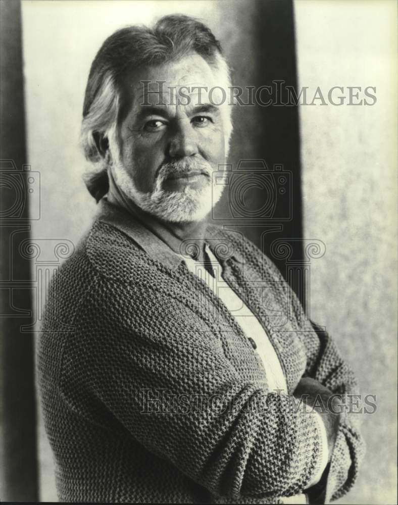 1997 Press Photo Recording artist Kenny Rogers - tup03549- Historic Images