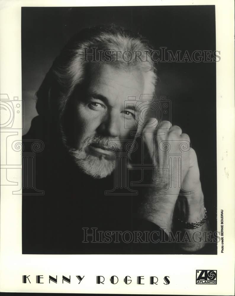 1999 Press Photo Atlantic Records recording artist Kenny Rogers - tup03552- Historic Images