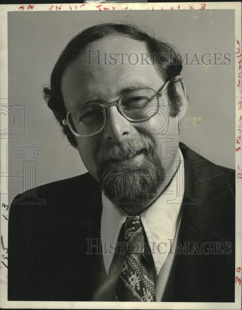 1975 Press Photo Dr. Steven Windmueller, Director, Jewish Council, Albany, NY- Historic Images