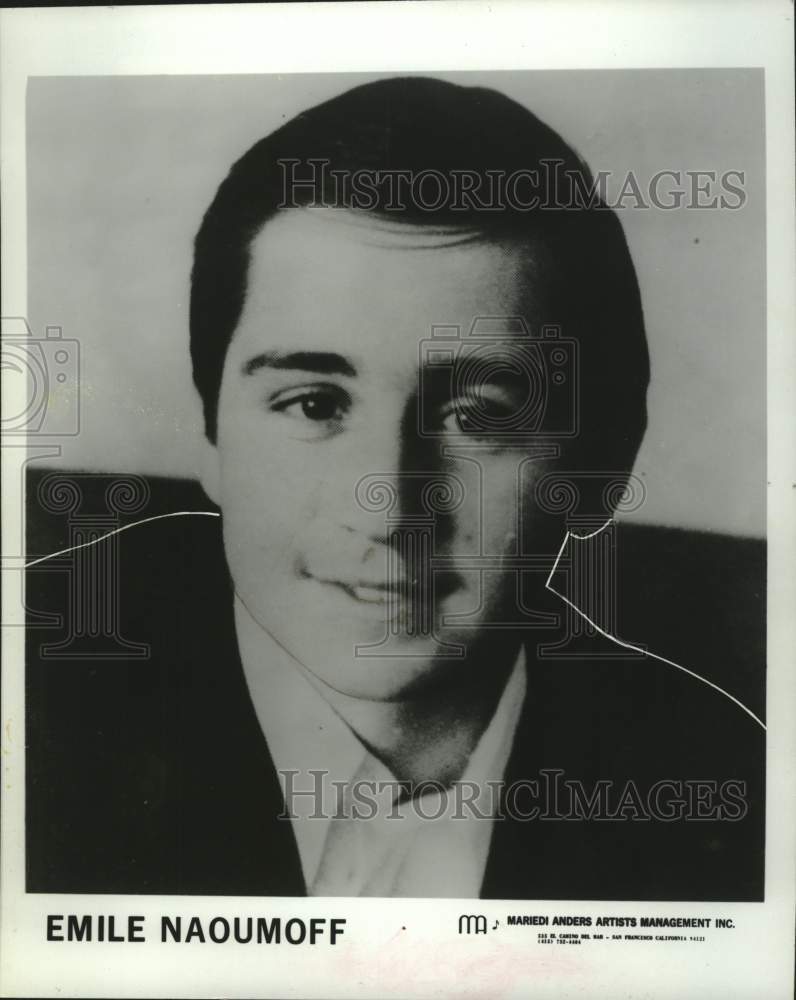 1981 Press Photo Pianist Emile Naoumoff - tup03683- Historic Images