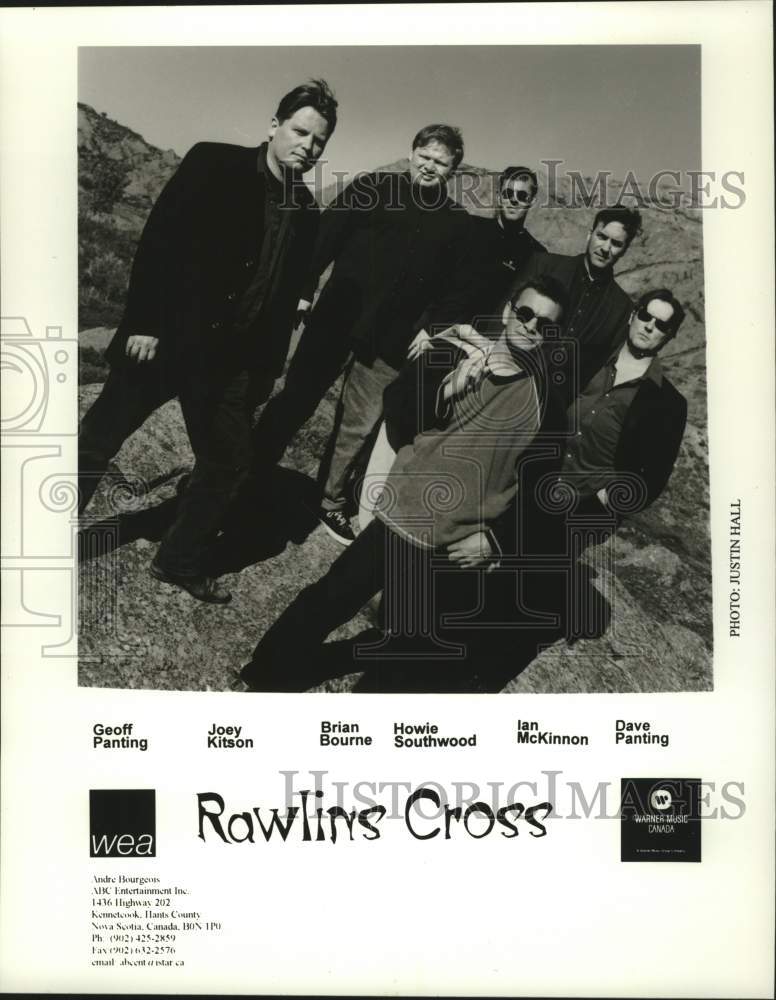 1999 Press Photo Warner Music Canada recording artists Rawlins Cross - tup03708- Historic Images