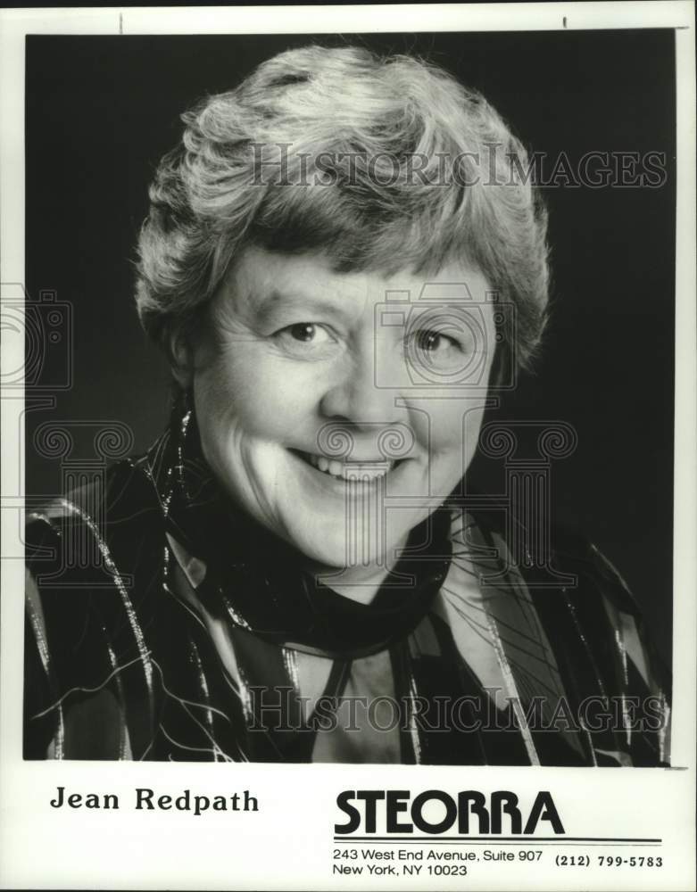 1999 Press Photo Singer Jean Redpath will appear at The Old Songs Barn, Altamont- Historic Images