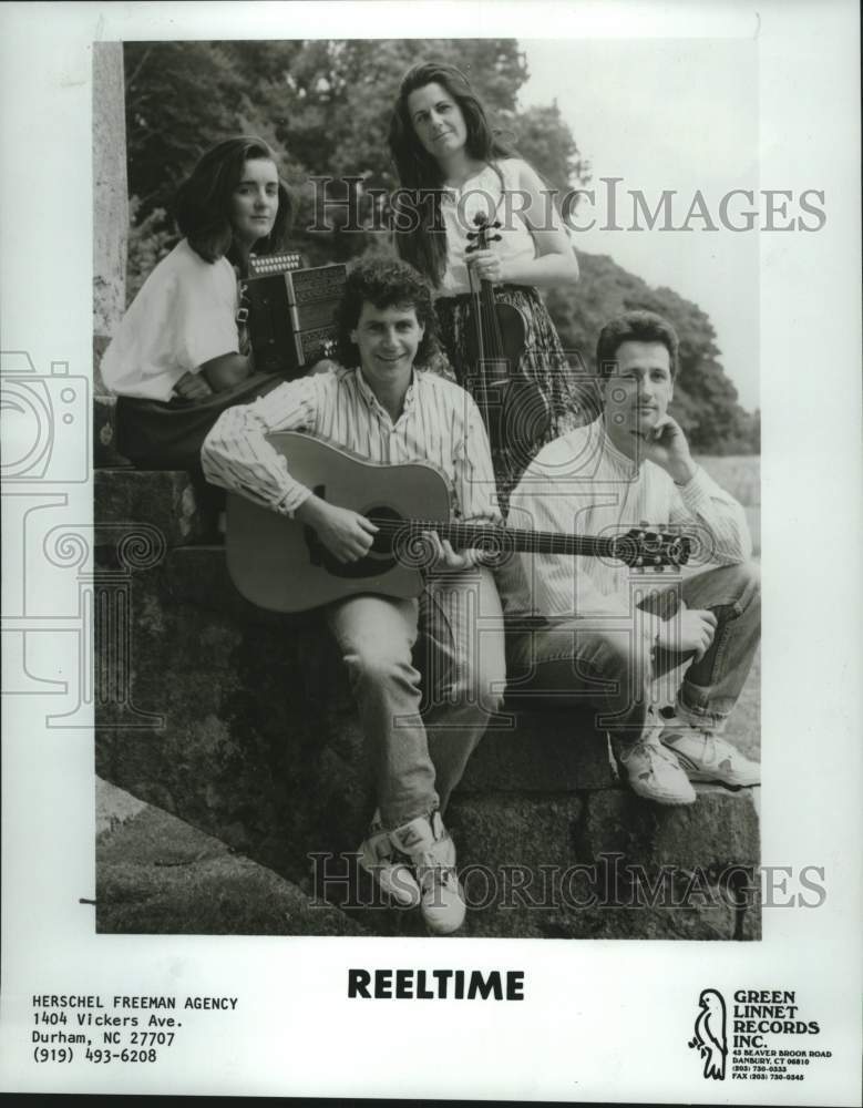 1996 Press Photo Recording artists Reeltime - tup03809- Historic Images