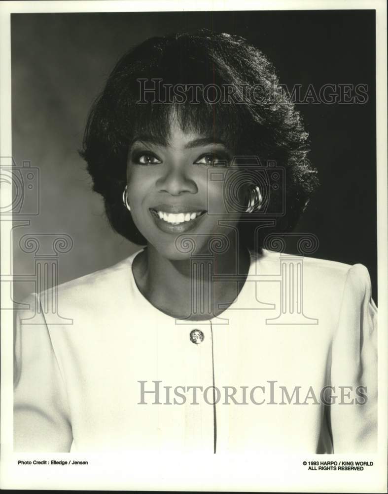 1993 Press Photo Television talk show star Oprah Winfrey - tup03838- Historic Images