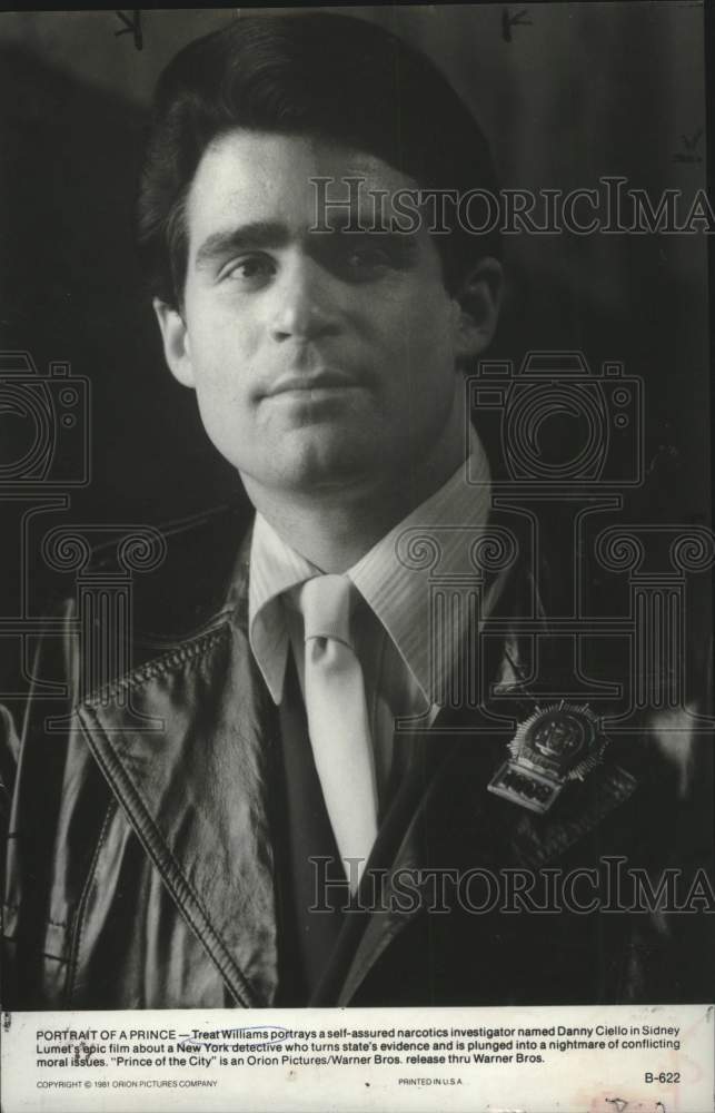 1981 Press Photo Treat Williams stars as Danny Ciello in "Prince of the City"- Historic Images