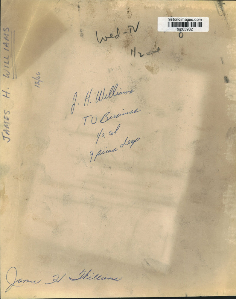 1966 Press Photo New York businessman James H. Williams - tup03932