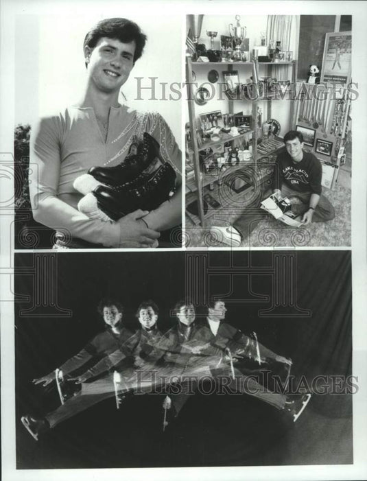 1984 Press Photo US Olympic ice skater Brian Boitano - tup03958- Historic Images