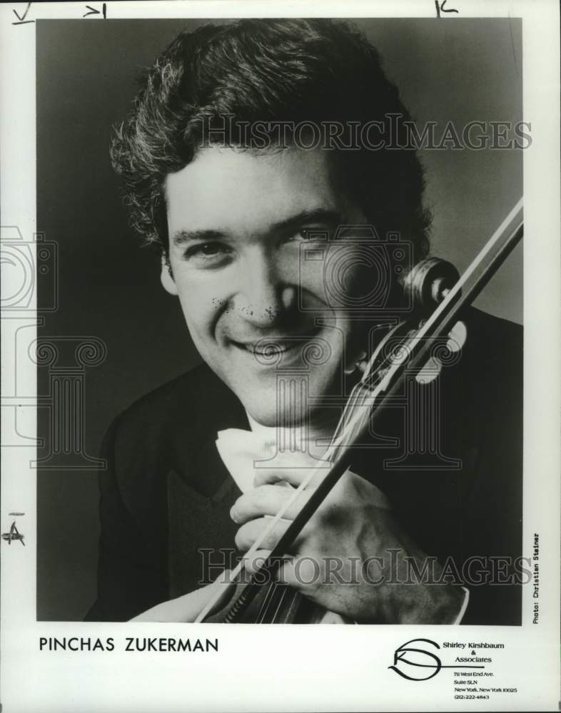 1990 Press Photo Classical musician Pinchas Zukerman - tup04029- Historic Images