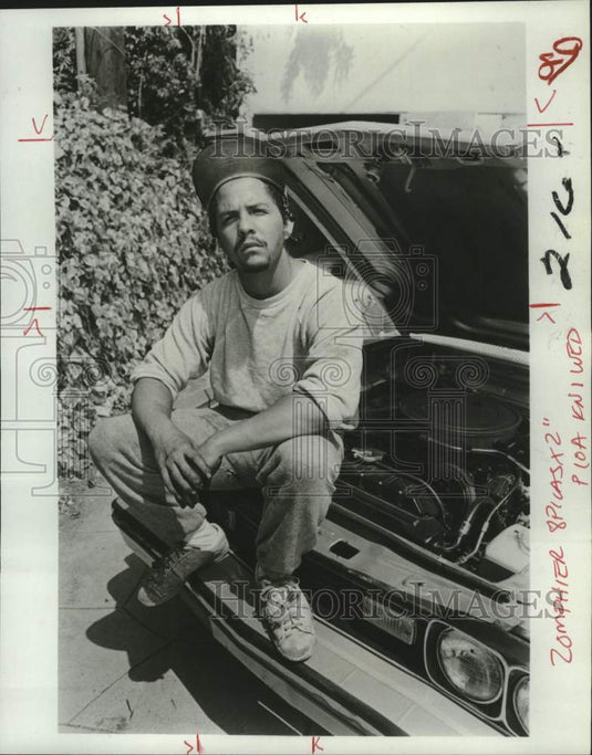 1980 Press Photo Bob Zomphier profiled in "Combat in the Classroom" documentary- Historic Images