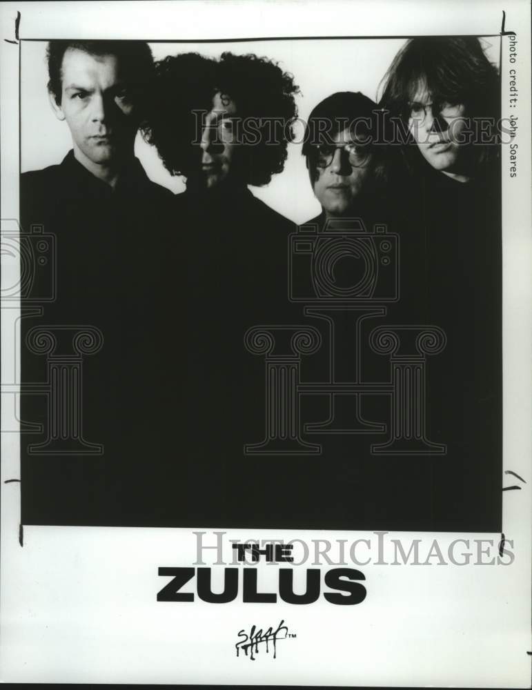 1989 Press Photo Slash Records recording artists The Zulus - tup04041- Historic Images