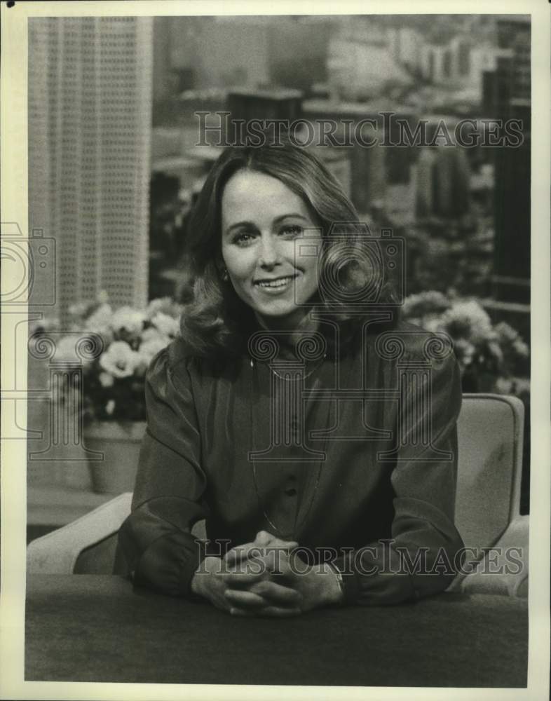 1980 Press Photo Robin Young, reporter for &quot;Today&quot; on NBC Television - tup04048- Historic Images