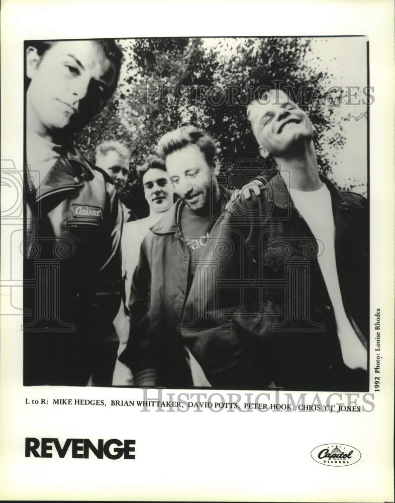 1992 Press Photo Capitol Records recording artists Revenge - tup04106- Historic Images