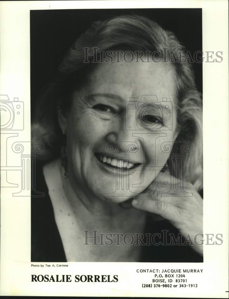 2000 Press Photo Musical artist Rosalie Sorrels - tup04133- Historic Images