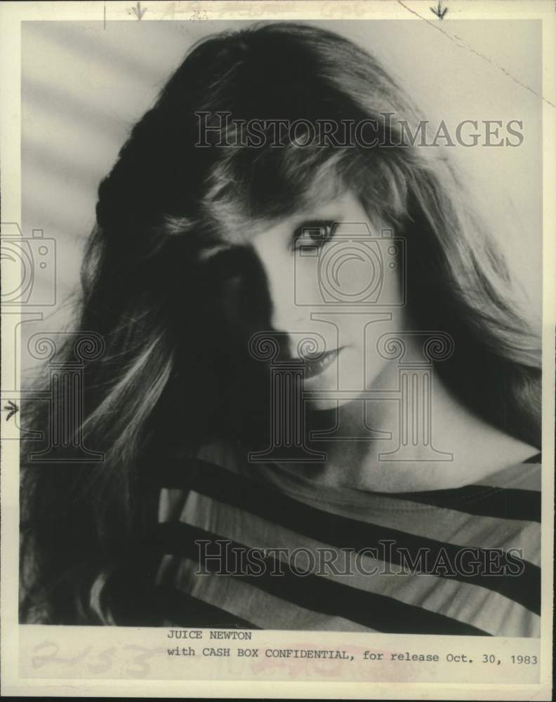 1983 Press Photo Recording artist Juice Newton - tup04227- Historic Images