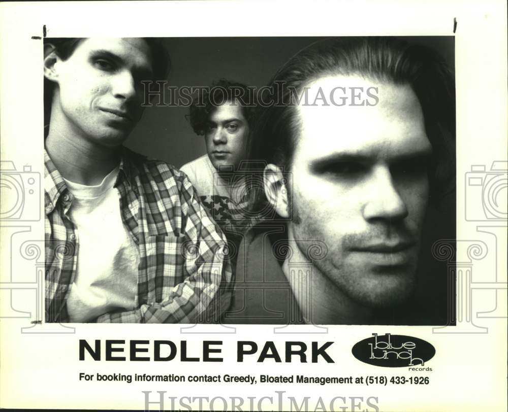 1992 Press Photo Blue Lunch Records recording artists Needle Park - tup04406- Historic Images