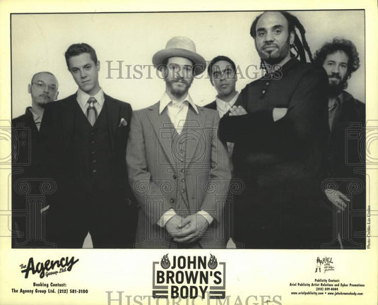 2003 Press Photo Musical artists John Brown's Body - tup04413- Historic Images
