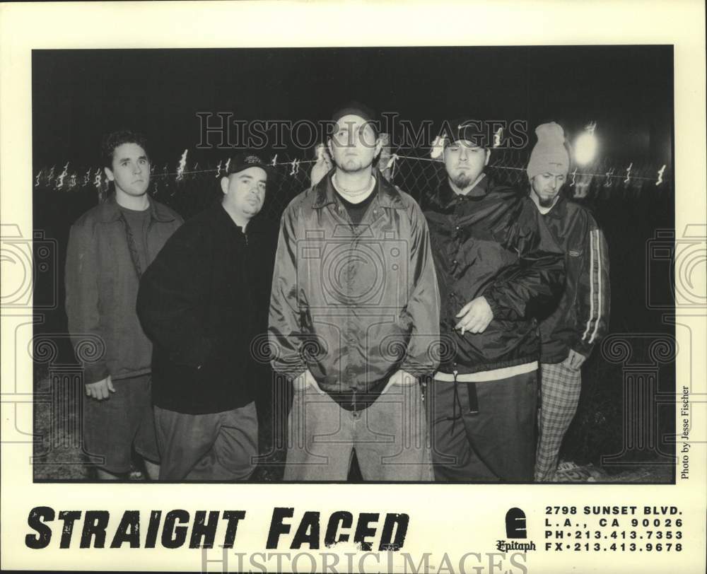 1999 Press Photo Epitaph Records recording artists Straight Faced - tup04479- Historic Images