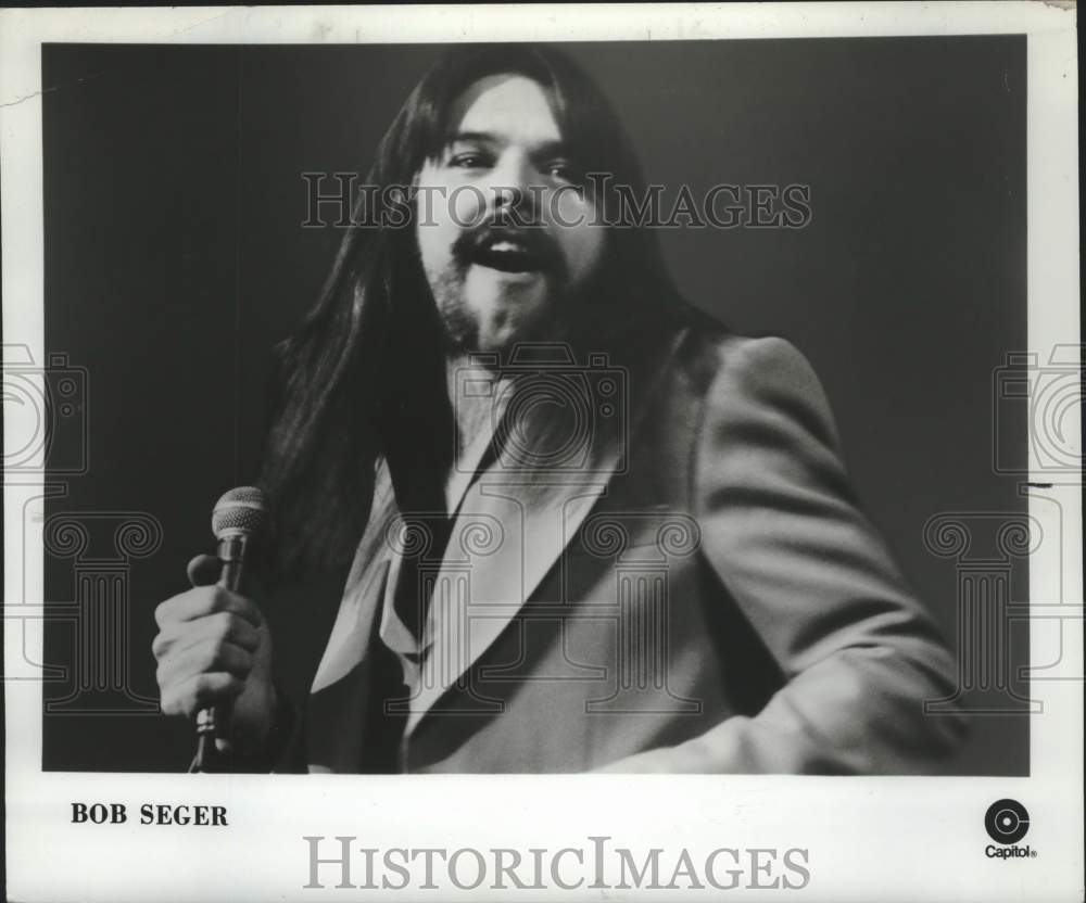 1991 Press Photo Capitol Records recording artist Bob Seger - tup04572- Historic Images